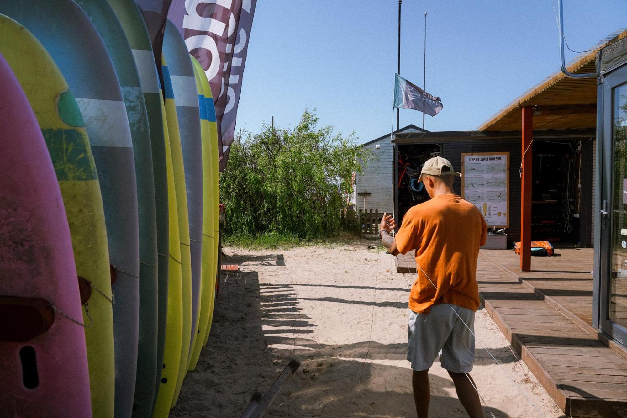 Pokoje Surf People Ostello Władysławowo Esterno foto